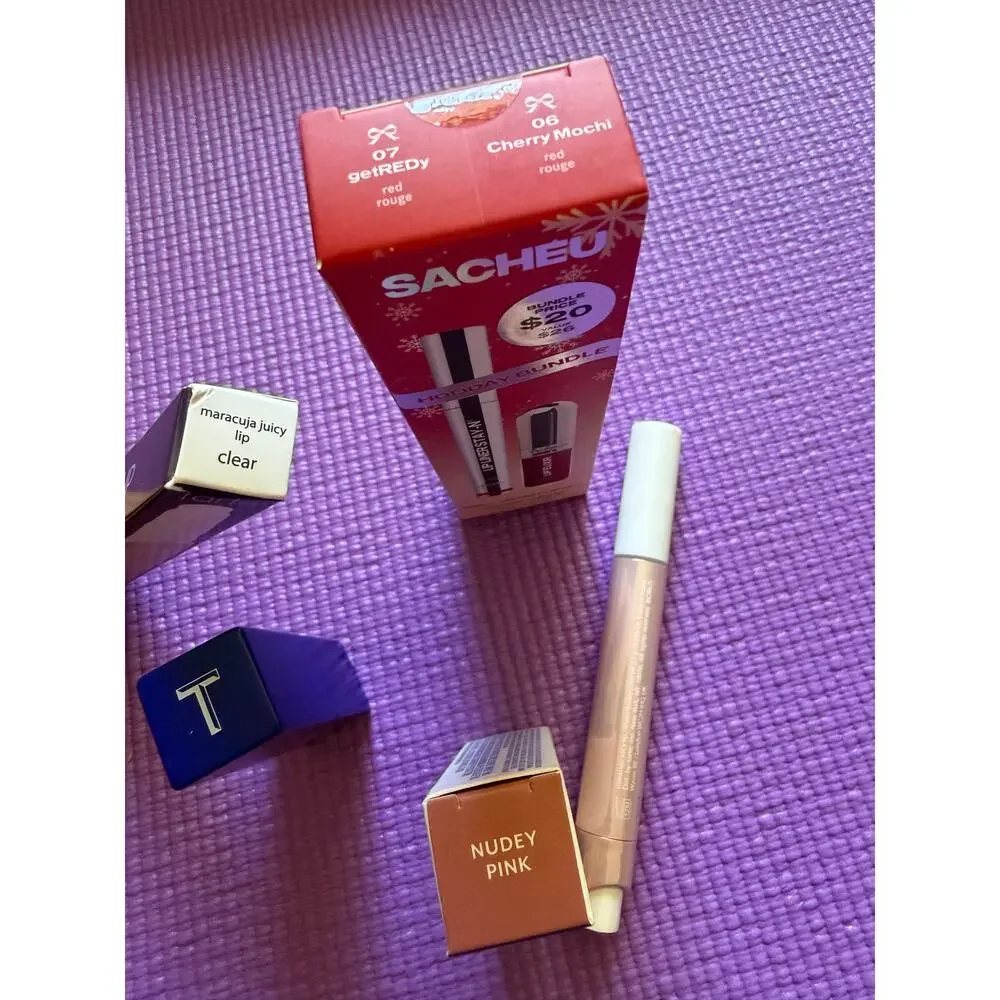 Makeup Lot Tarte Maracuja, Tresluce Matte Lipstick, Sacheu lip liner NEW Bundle - Picture 2 of 3